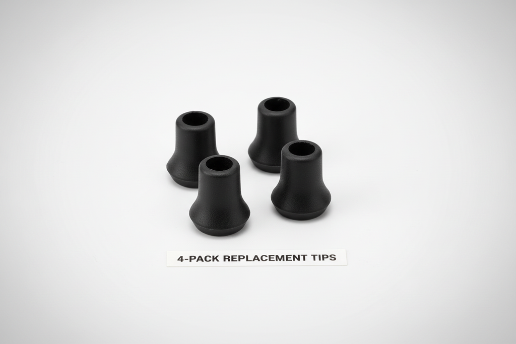 4 Pack Cane Tips Value Display