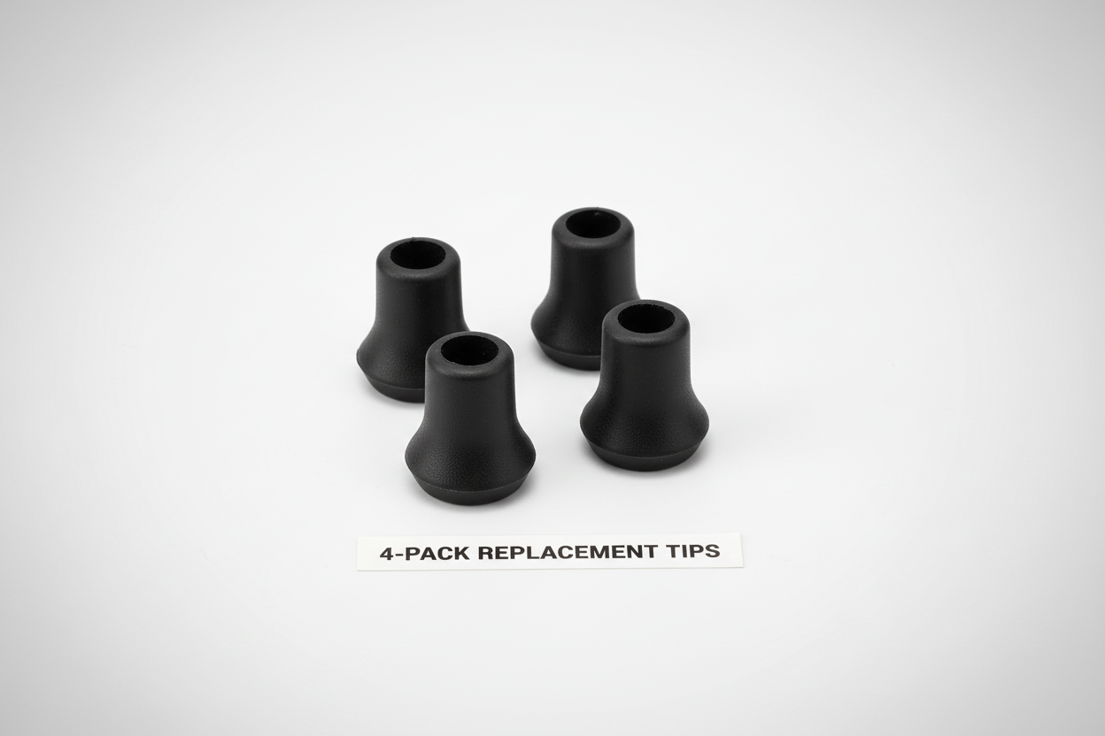 4 Pack Cane Tips Value Display