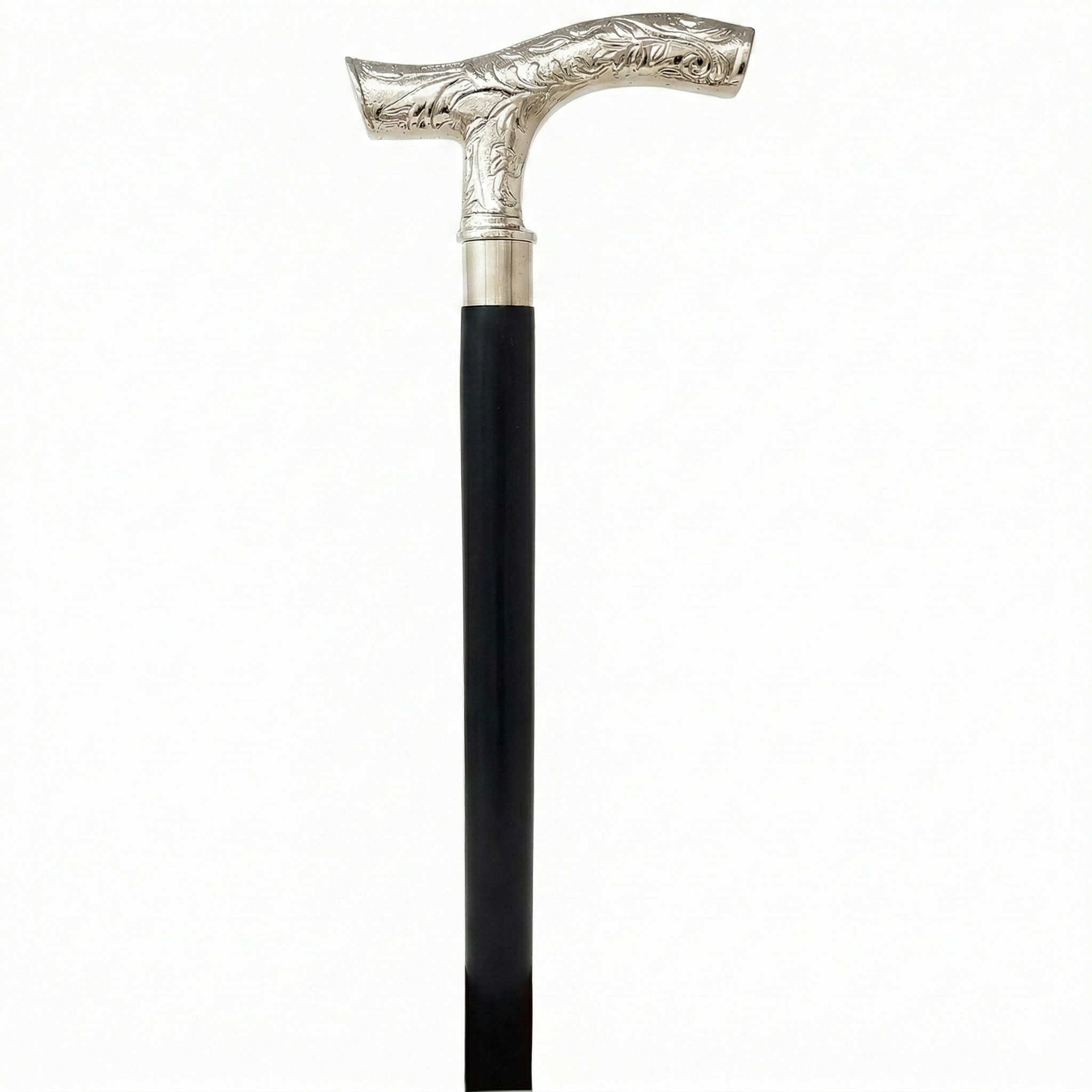 Brass Derby Handle Walking Cane Wooden Stick - Premium Rosewood & Brass Polish - Elegant Vintage Victorian Style