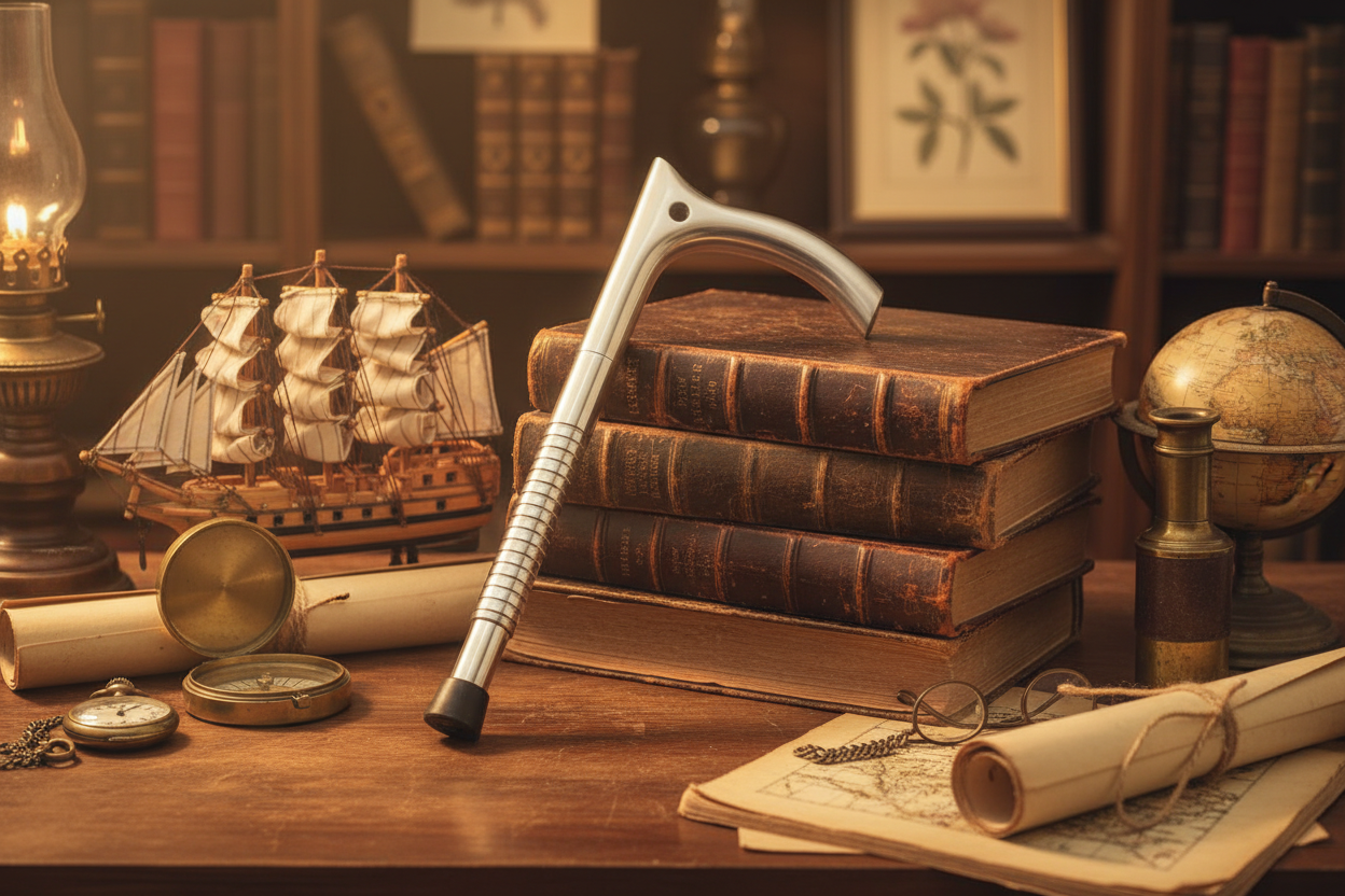 Aluminum Walking Stick Vintage Setting