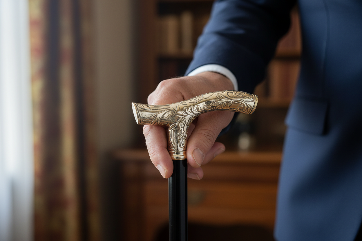 Derby Handle Cane Hand Holding Handle