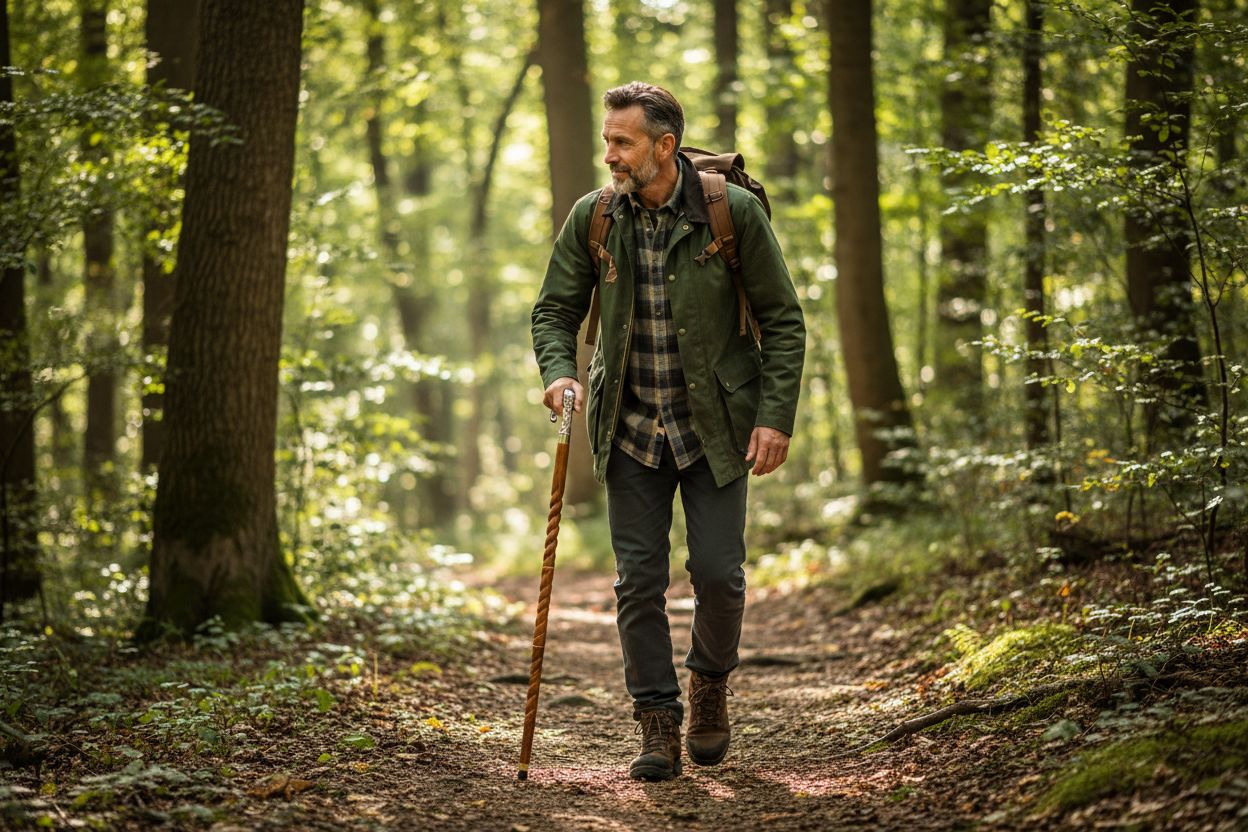 Parrot Walking Stick Outdoor Forest Use