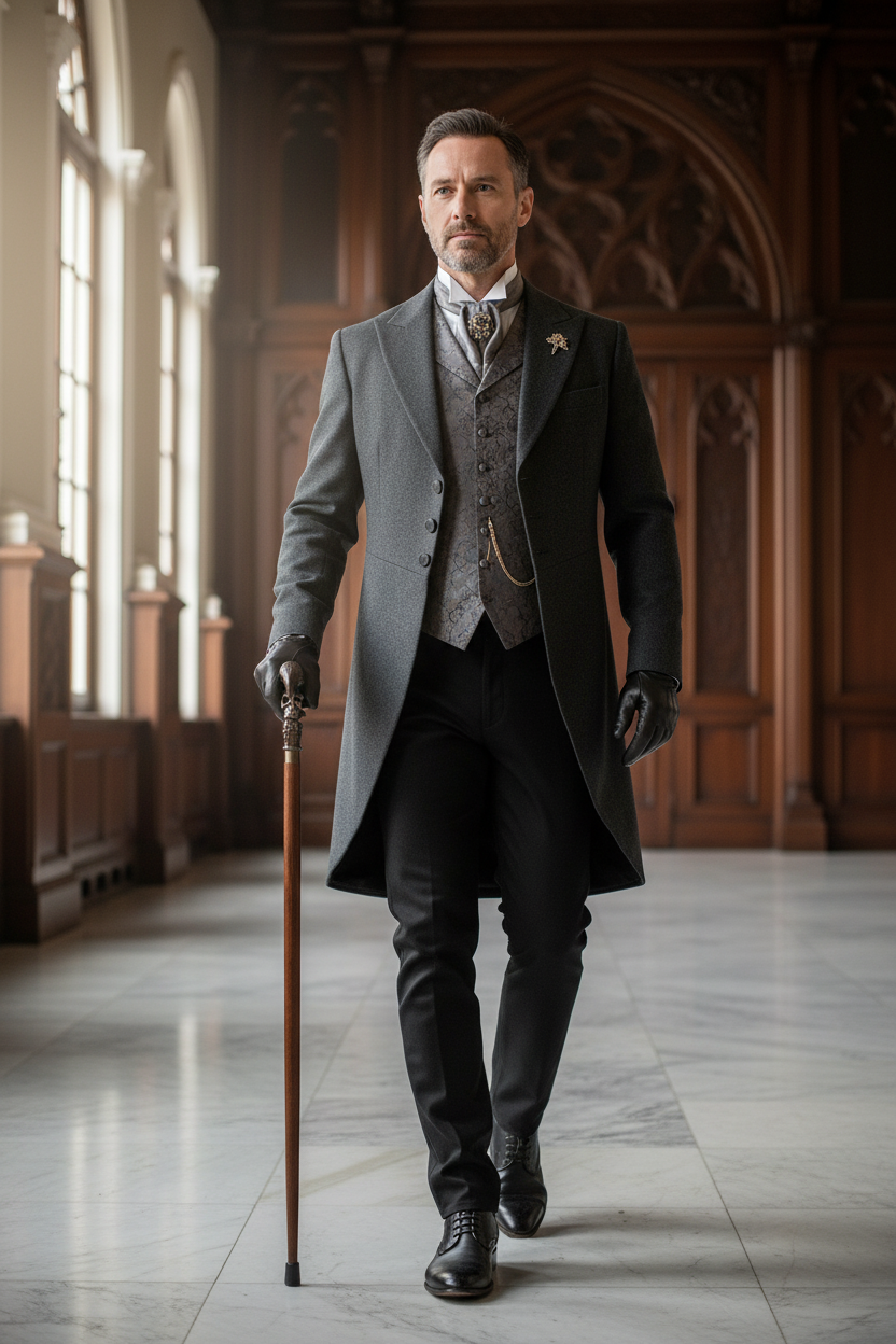 Raven Skull Walking Stick Full-Body Elegant Use