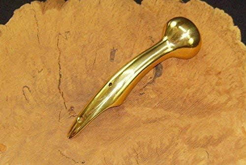 Solid Brass Walking Stick Cane Handle Victorian Style Gold Finish 8 Inch