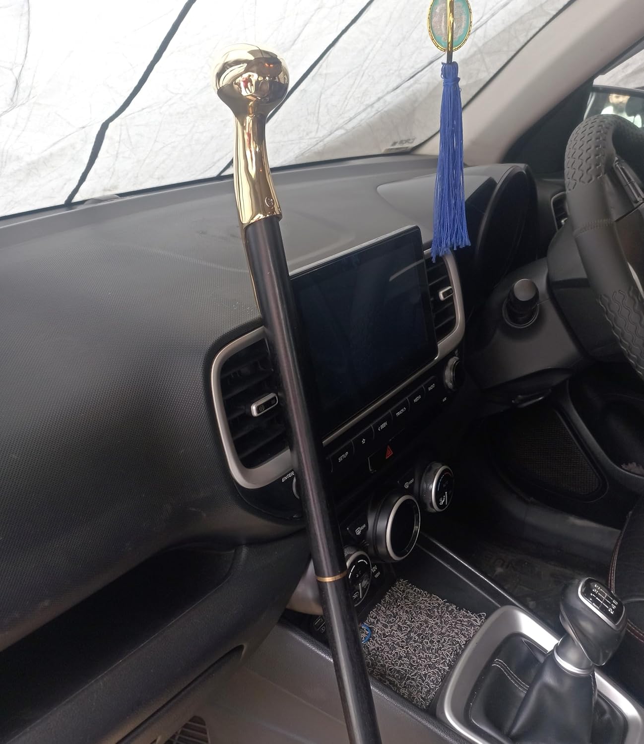 Traditional Solid Brass Walking Stick Cane Handle for Wooden Walking Cane