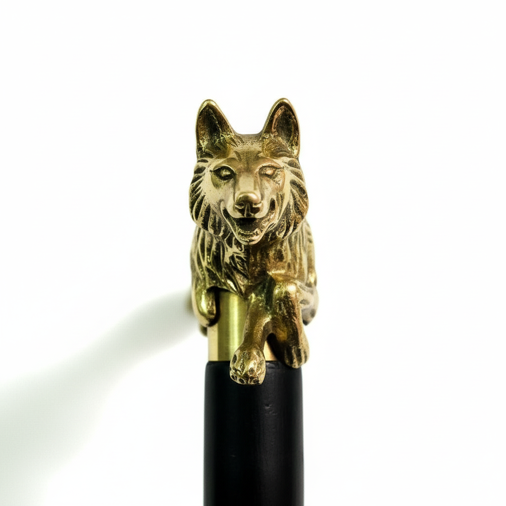 Wolf Handle Close-up Front View